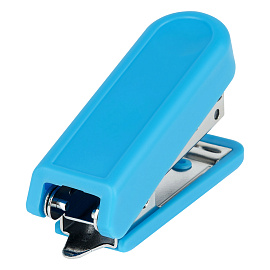 Мини-степлер №10 OfficeSpace до 7л., пластиковый корпус, синий фото Мини-степлер №10 OfficeSpace до 7л., пластиковый корпус, синий
