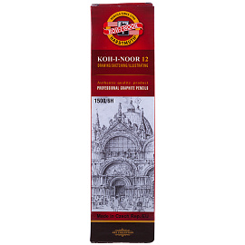 Карандаш ч/г Koh-I-Noor "1500" 6Н, заточен. фото Карандаш ч/г Koh-I-Noor "1500" 6Н, заточен.