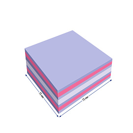 Самоклеящийся блок Berlingo "Ultra Sticky", 75*75мм, 450л., 3 цвета фото Самоклеящийся блок Berlingo "Ultra Sticky", 75*75мм, 450л., 3 цвета