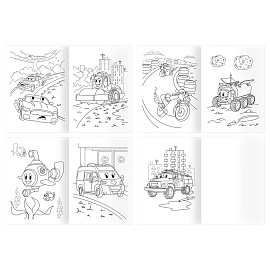 Раскраска А4, 16 стр., ТРИ СОВЫ "Для мальчиков