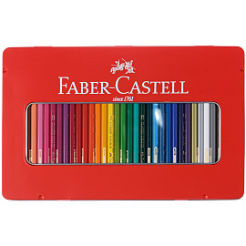 Карандаши цветные Faber-Castell 36 цветов шестиграные фото Карандаши цветные Faber-Castell 36 цветов шестиграные