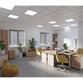 Стол Комус Мебель Easy One 1400x600 Вяз Шв/Кшм (250300)