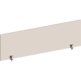 Экран к столу Комус Мебель (Easy to lead) Easy One с креплением фронтальный (кашемир, 1600x18х450 мм)