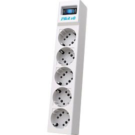 Сетевой фильтр ZIS Pilot sG на 5 розеток 1.8 метра