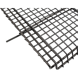 Решётка-гриль для мангала Grillkoff 22x37 см двойная, с бортами (279)