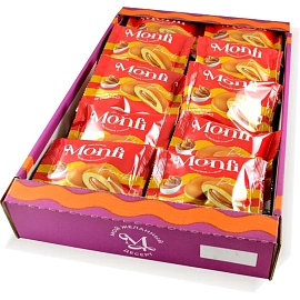 Печенье бисквитное Monfi Панкейк с варёной сгущёнкой (20 штук по 40 г)