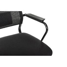 Кресло для руководителя Бюрократ CH BALANCE-LUX чёрное (сетка/ткань, металл)