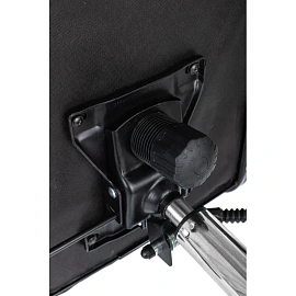 Кресло для руководителя Бюрократ CH BALANCE-LUX чёрное (сетка/ткань, металл)