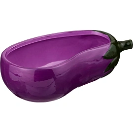 Блюдо для запекания Agness Баклажан 21.5x11.5 см керамика