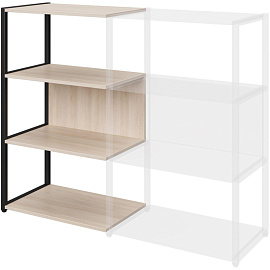 Полустеллаж для документов K-Loft  241H021 645х400х1068 дуб сканд/черный