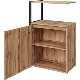 Полустеллаж для документов K-Loft  241H023 645х400х1068 дуб натур/черный