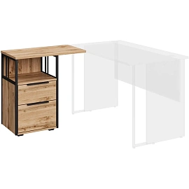 Тумба приставная  K-Loft 241T010 750х405х752 дуб натур/черный