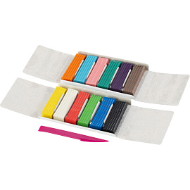 Пластилин классический Lori 12 цветов 240 г (Плк-014)