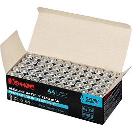 Батарейка Комус AA/LR06 Shrink 60шт/уп