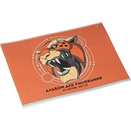 Альбом для рисования Profit Механический тигр А4 40 листов