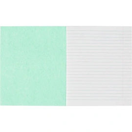 Тетрадь школьная зелёная КПК А5 18 листов в линейку (200 штук в упаковке) фото Тетрадь школьная зелёная КПК А5 18 листов в линейку (200 штук в упаковке)