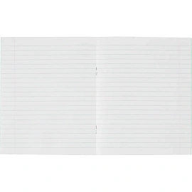 Тетрадь школьная зелёная КПК А5 18 листов в линейку (200 штук в упаковке) фото Тетрадь школьная зелёная КПК А5 18 листов в линейку (200 штук в упаковке)