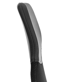 Кресло для руководителя Комус мебель Easy Chair 619 чёрное (сетка/экокожа, хромированный)