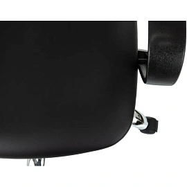 Кресло БР Комус Мебель Echair 396 LT, экокожа, черный, хром