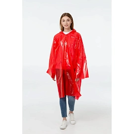 Дождевик -плащ BrightWay, красный, 11875.50