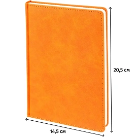 Ежедневник недатированный Bruno Visconti Classic искусственная кожа А5 128 листов оранжевый