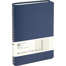 Ежедневник недатированный Bruno Visconti Alba искусственная кожа А5 136 листов синий, 3-783/03