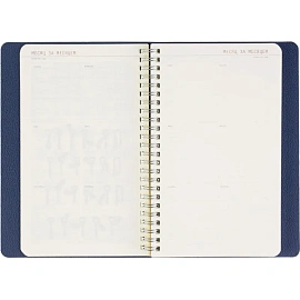 Ежедневник недатированный Bruno Visconti Alba искусственная кожа А5 136 листов синий, 3-783/03