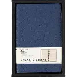 Ежедневник недатированный Bruno Visconti Alba искусственная кожа А5 136 листов синий, 3-783/03