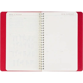 Ежедневник недатированный Bruno Visconti Alba искусственная кожа А5 136 листов красный