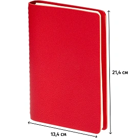 Ежедневник недатированный Bruno Visconti Alba искусственная кожа А5 136 листов красный