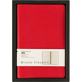 Ежедневник недатированный Bruno Visconti Alba искусственная кожа А5 136 листов красный