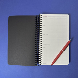 Ежедневник недатированный Bruno Visconti Agenda искусственная кожа Soft Touch А5 128 листов чёрный