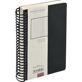 Ежедневник недатированный Bruno Visconti Agenda искусственная кожа Soft Touch А5 128 листов чёрный