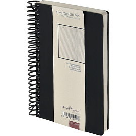 Ежедневник недатированный Bruno Visconti Agenda искусственная кожа Soft Touch А5 128 листов чёрный