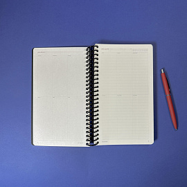 Ежедневник недатированный Bruno Visconti Agenda искусственная кожа Soft Touch А5 128 листов синий