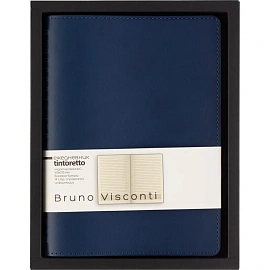 Ежедневник недатированный Bruno Visconti Tintoretto искусственная кожа А5 136 листов тёмно-синий, 3-608/02