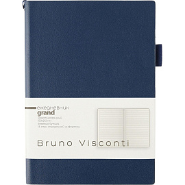 Ежедневник недатированный А5 GRAND темно-синий, 128л 3-774/05