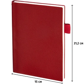 Ежедневник недатированный Bruno Visconti Grand искусственная кожа А5 128 листов бордовый