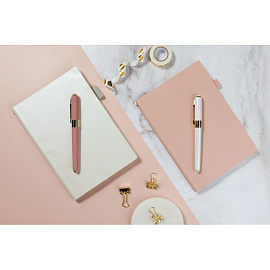 Ежедневник недатированный Bruno Visconti Grand искусственная кожа А5 128 листов серебряный, 3-774/12