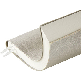 Ежедневник недатированный Bruno Visconti Grand искусственная кожа А5 128 листов серебряный, 3-774/12