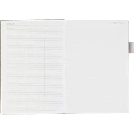 Ежедневник недатированный Bruno Visconti Grand искусственная кожа А5 128 листов серебряный, 3-774/12