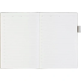 Ежедневник недатированный Bruno Visconti Grand искусственная кожа А5 128 листов серебряный, 3-774/12