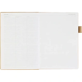 Ежедневник недатированный Bruno Visconti Grand искусственная кожа А5 128 листов золотой