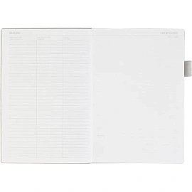 Ежедневник недатированный Bruno Visconti Grand искусственная кожа А5 128 листов серый, 3-774/14