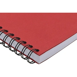 Ежедневник недатированный Bruno Visconti Pragmatic картон А5 128 листов красный с фиксирующей резинкой, 3-748/05