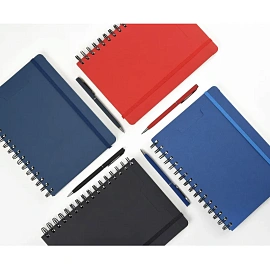 Ежедневник недатированный Bruno Visconti Pragmatic картон А5 128 листов красный с фиксирующей резинкой, 3-748/05