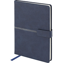 Ежедневник недатированный Bruno Visconti Lyon искусственная кожа А5 136 листов синий, 3-684/01