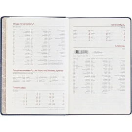 Ежедневник недатированный Bruno Visconti Lyon искусственная кожа А5 136 листов синий, 3-684/01