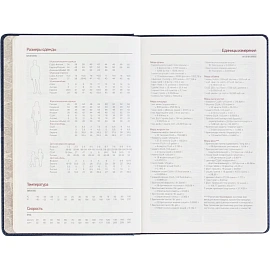 Ежедневник недатированный Bruno Visconti Lyon искусственная кожа А5 136 листов синий, 3-684/01