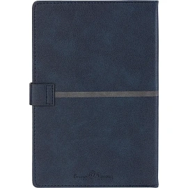 Ежедневник недатированный Bruno Visconti Lyon искусственная кожа А5 136 листов синий, 3-684/01